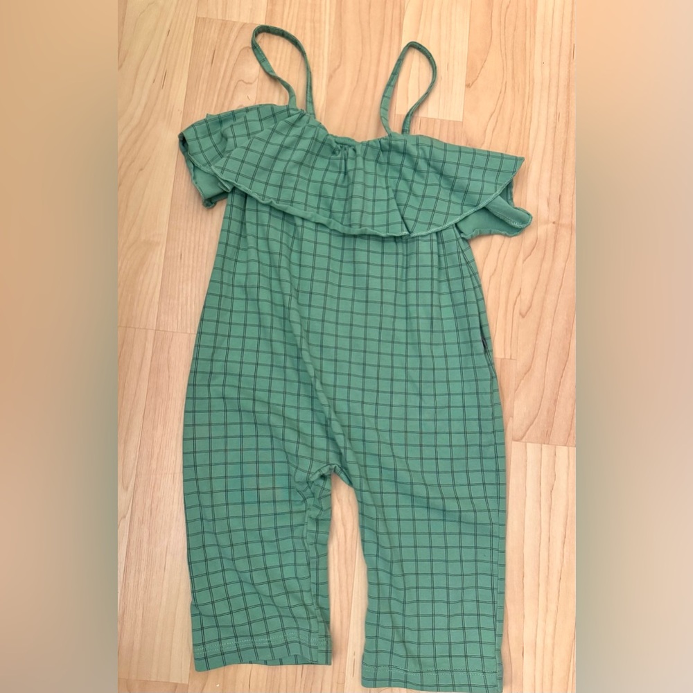 Oeuf plaid romper jumpsuit